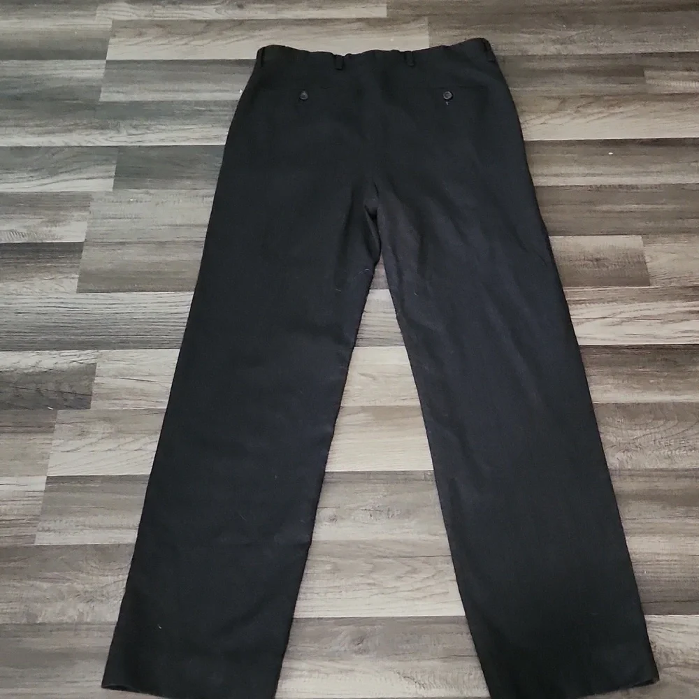 Berle Wool Dress Pants Mens 33 X 30 Gray